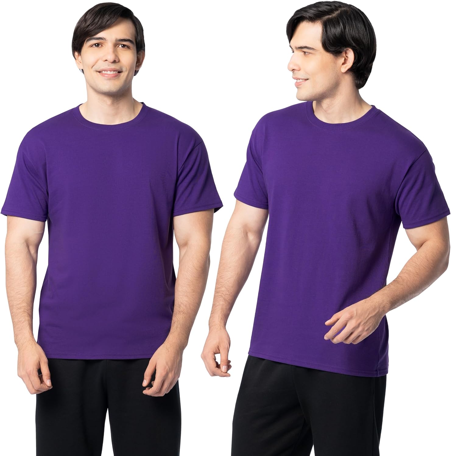 Fruit of The Loom Mens Eversoft Cotton T Shirts, Breathable & Moisture Wicking with Odor Control, Sizes S-4x