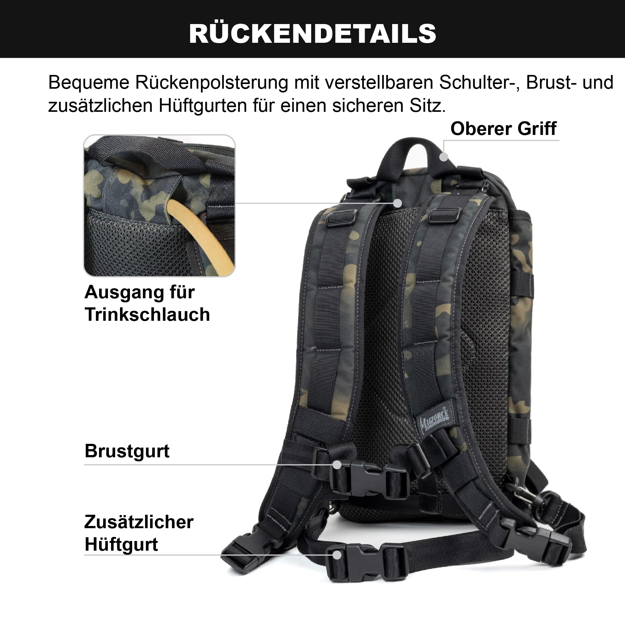 IMBS 15" Task Force Rucksack-500D W/P(#A7105B02)