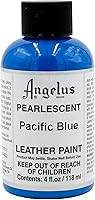 Vista 1 de Angelus Pintura para cuero de 4 onzas, azul pacífico