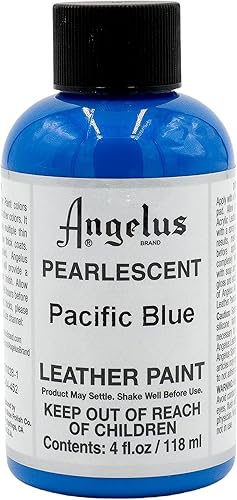 Angelus Pintura para cuero de 4 onzas, azul pacífico