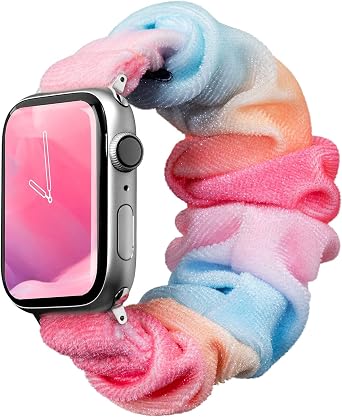 LAUT - Pop Loop strap compatible with Apple Watch - Vibrant Stylish Designs | Adjustable Size 38mm / 40mm Marshmallow