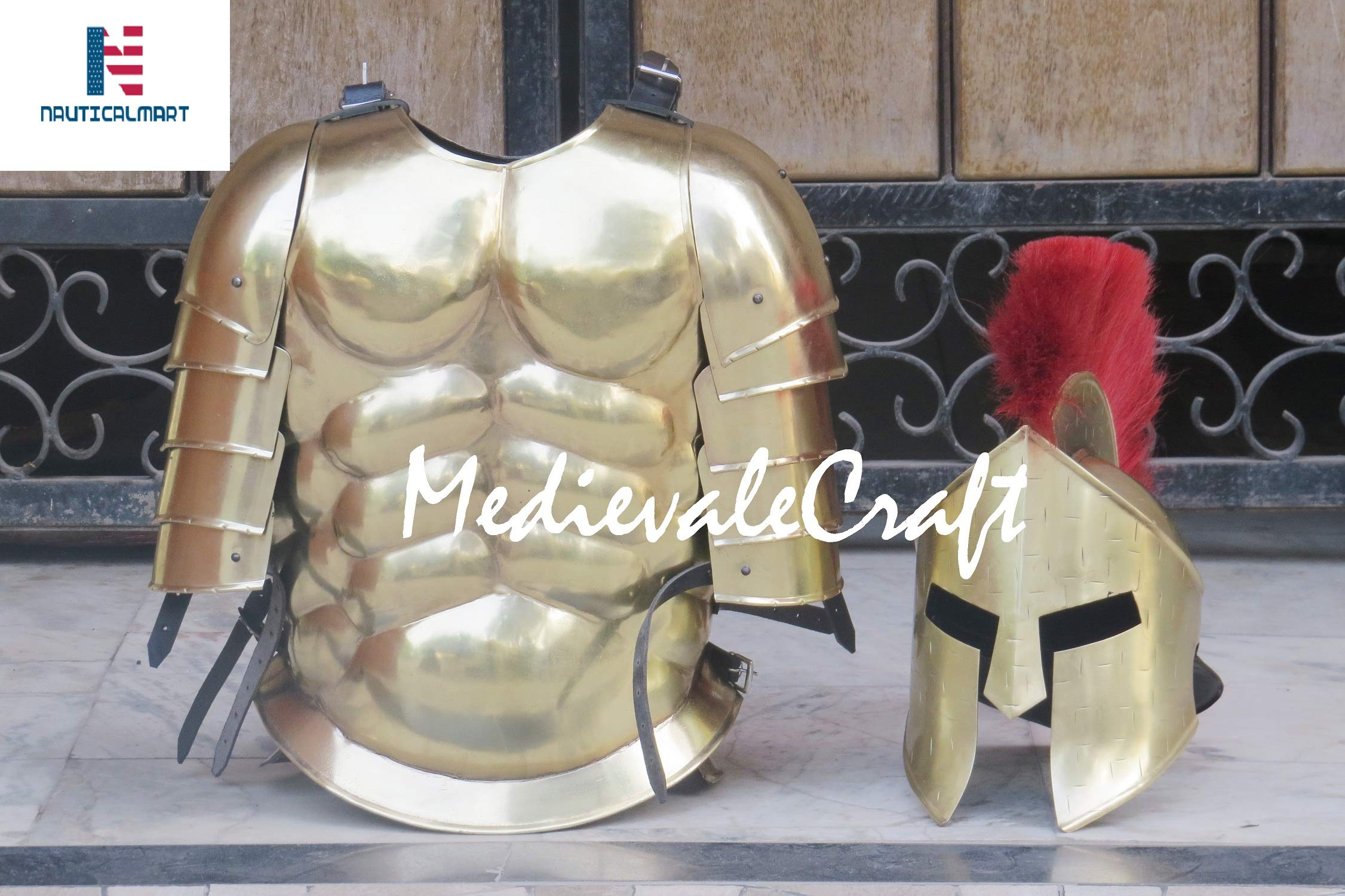 Combat Armor, Brienne of Tarth Armor Suit. 18ga Steel Blackened Halloween - Custom Size