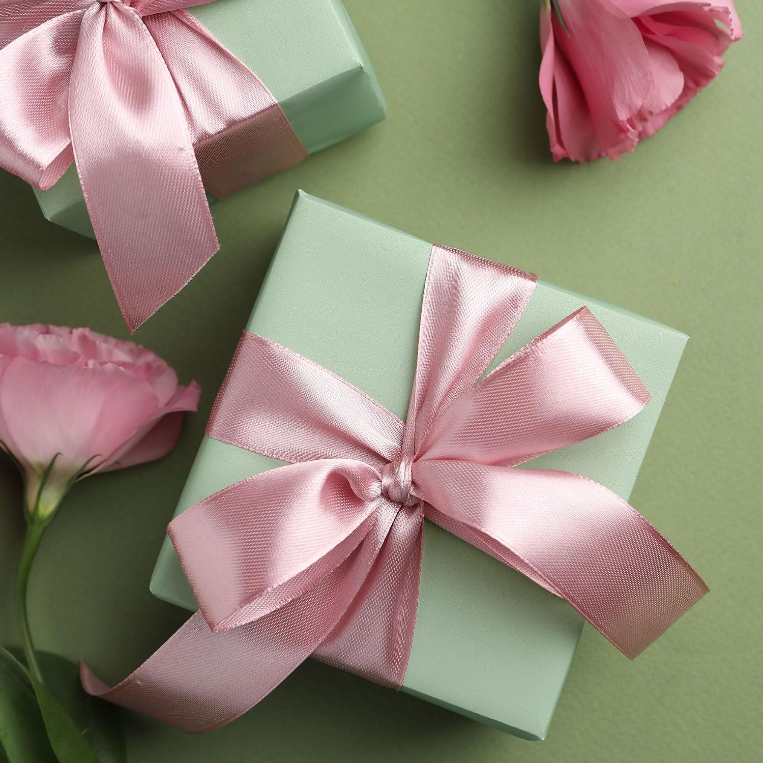 VCOOHM Green Wrapping Paper - 17 inch x 9.8 feet Elegant Neutral Sage Green Gift Wrapping Paper for Birthday, Wedding, Baby Shower, Holiday, Christmas, and All Occasion Gift Wrap