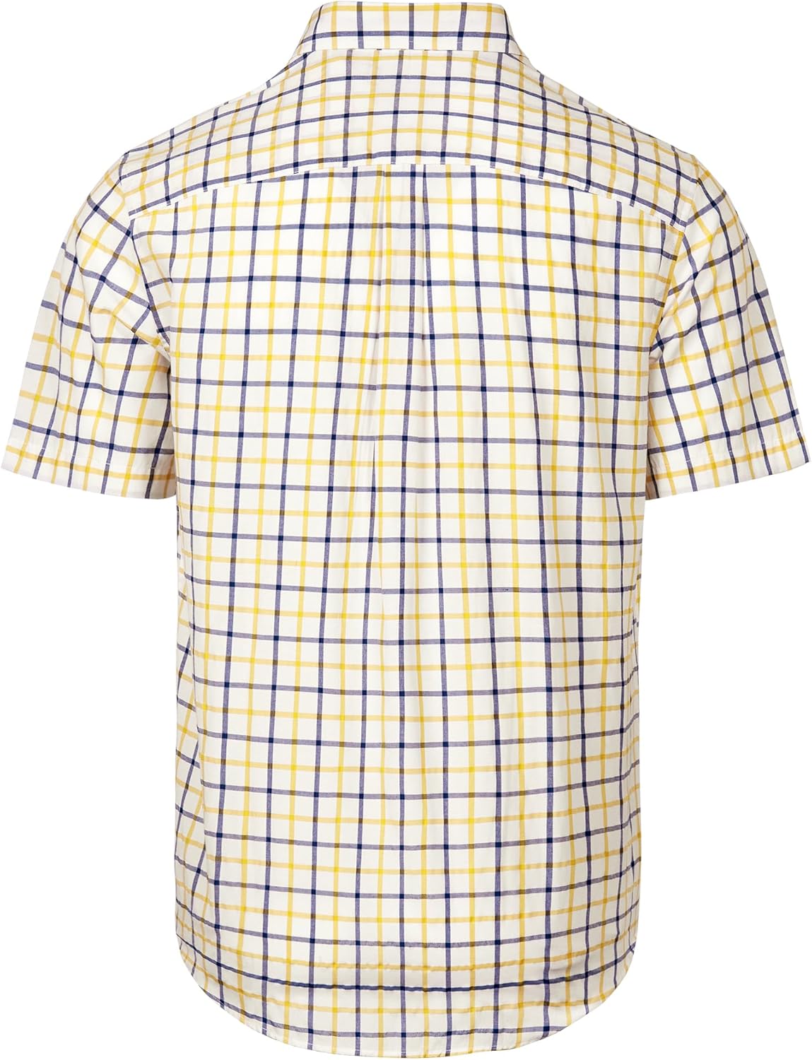Alimens & Gentle Mens Plaid Short Sleeve Button Down Shirts Cotton Regular Fit Casual Gingham Shirts - Image 6