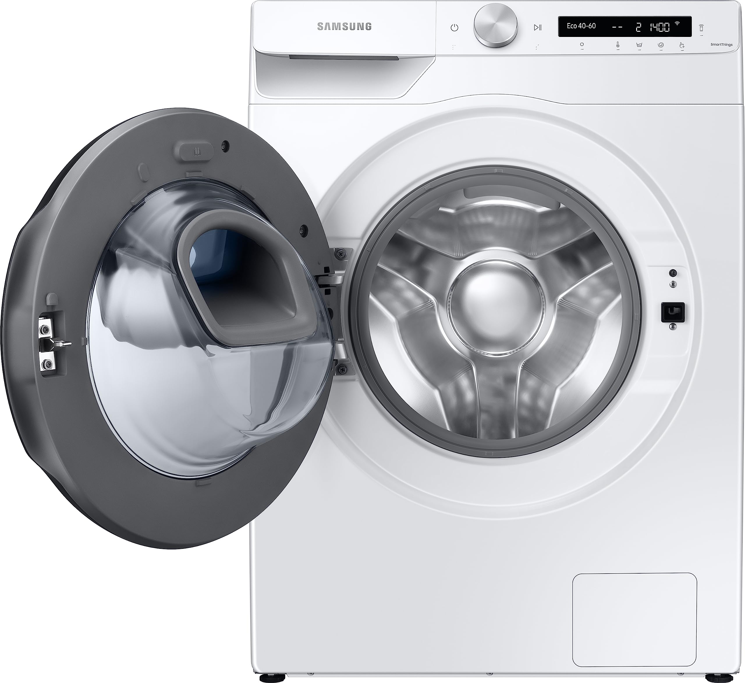 Samsung WD81T554ABW/S2 - Secador de lavado (8 + 5 kg, eficiencia energética: C/E (W/W+D), 1400 rpm, espuma activa, AddWash, WiFi, AirWash, vapor higiénico, manchas intensas, nivel de ruido A)