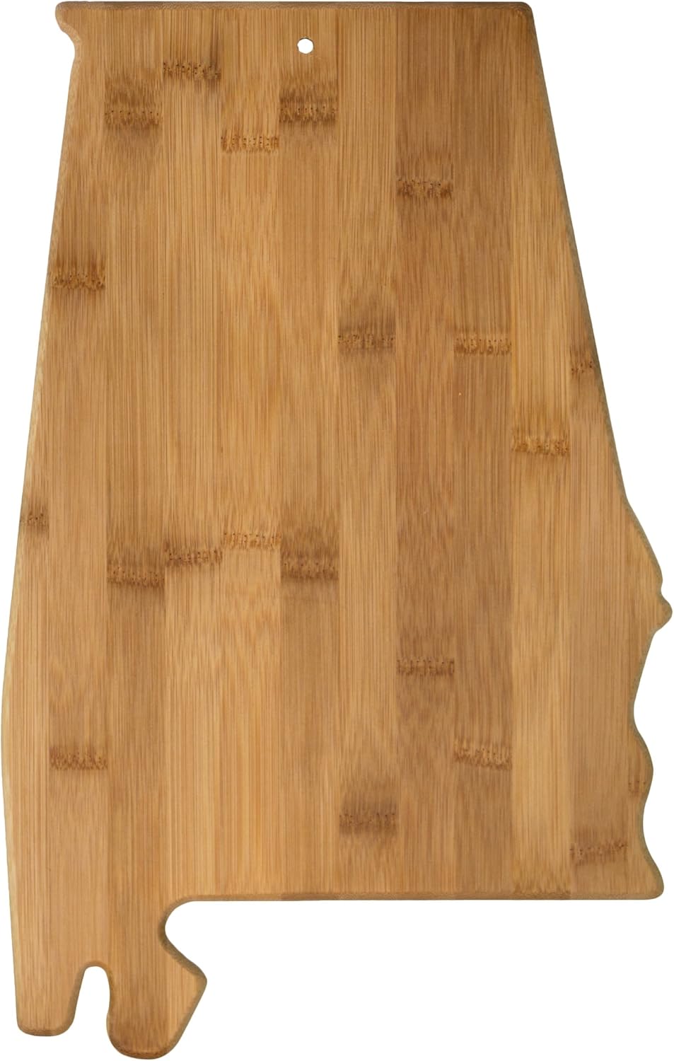 Totally Bamboo Alabama State Shaped Bamboo Serving and Cutting Board