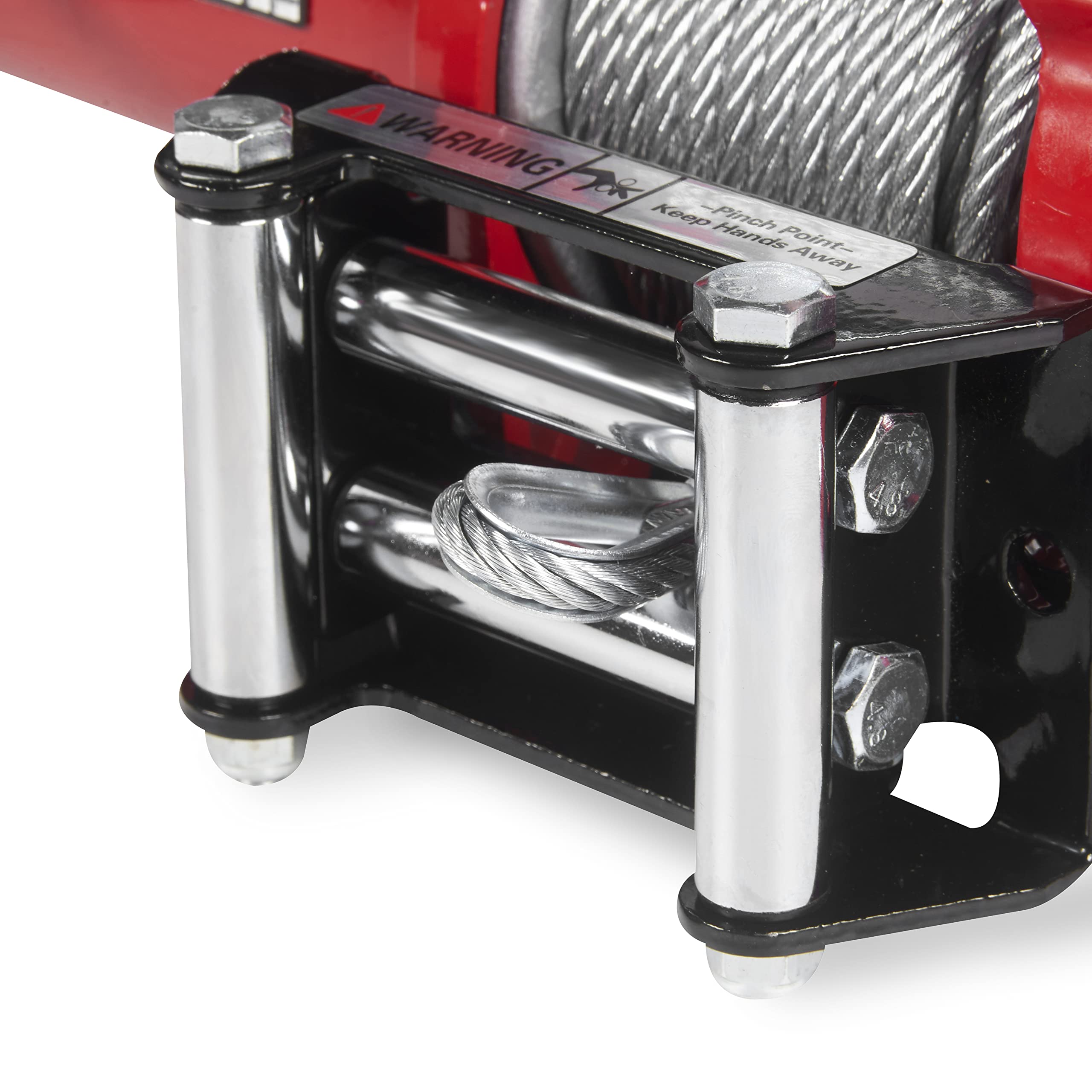 Stealth 3500lb 12v Kabellose Budget-Bergeseilwinde - Kraftvoller Wickelmotor - Vollstahl-Getriebe - Schwere Solenoid, Montageplatte, Drahtlose Fernbedienungen - Benutzerfreundlich - Stahlseil