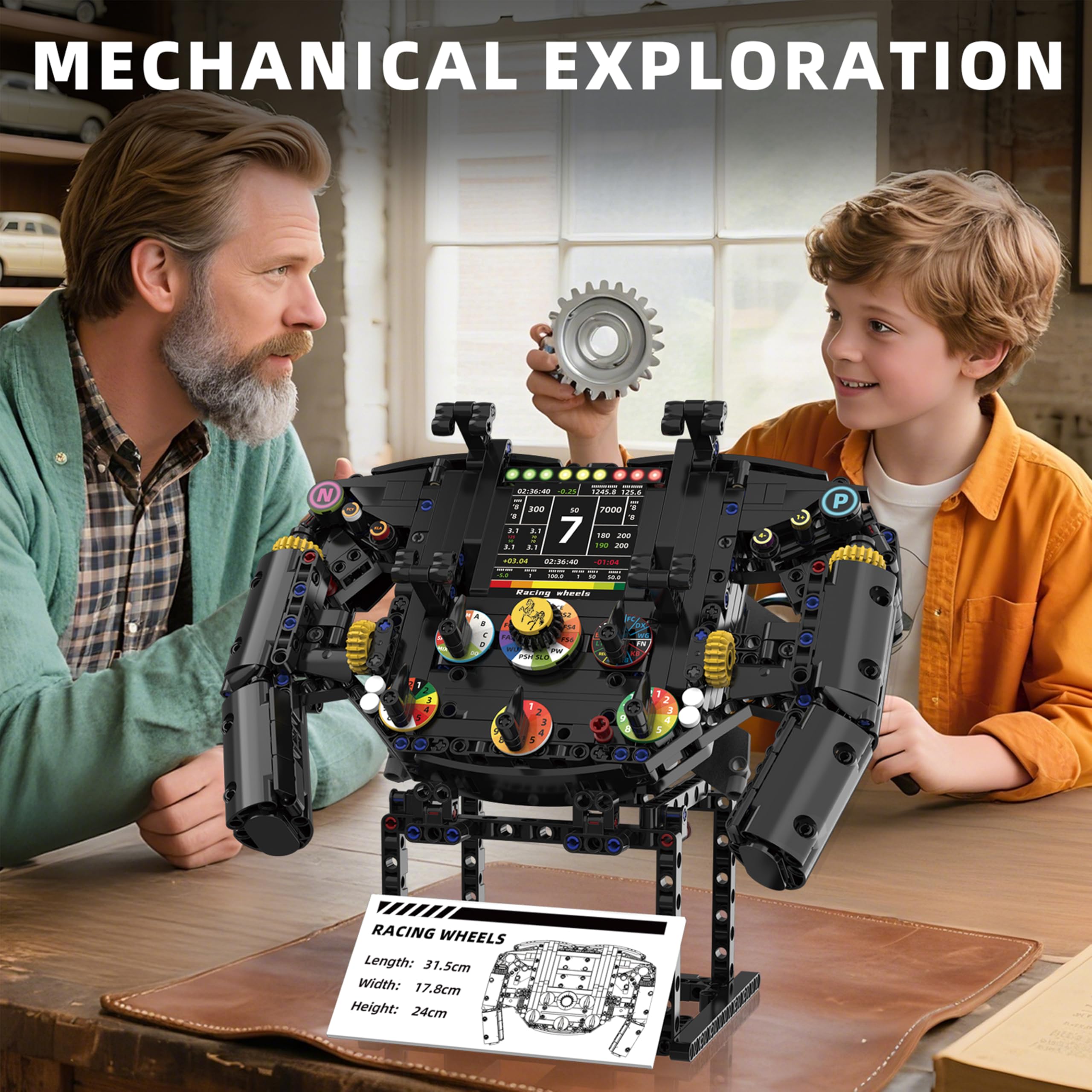 Turbo Racer PLAYSTEM – Voiture à Air Comprimé à Monter Soi-même – Jouet éducatif STEM Sur La Pression Atmosphérique – Sans Pile – Dès 8 Ans