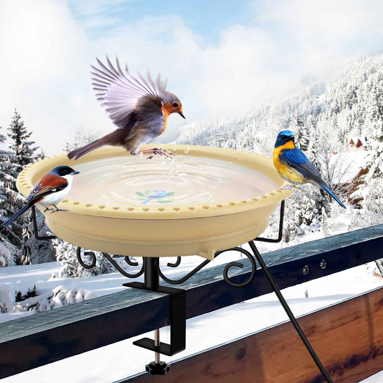 Lovppy Heated Bird Bath