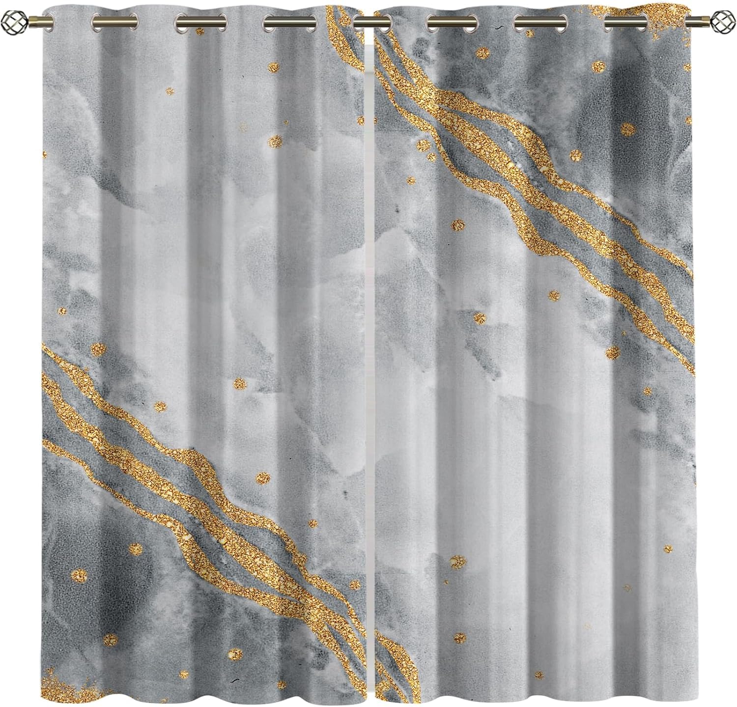 Rideaux occultants thermiques chambre enfant rideau noël décoration fenêtre marbre