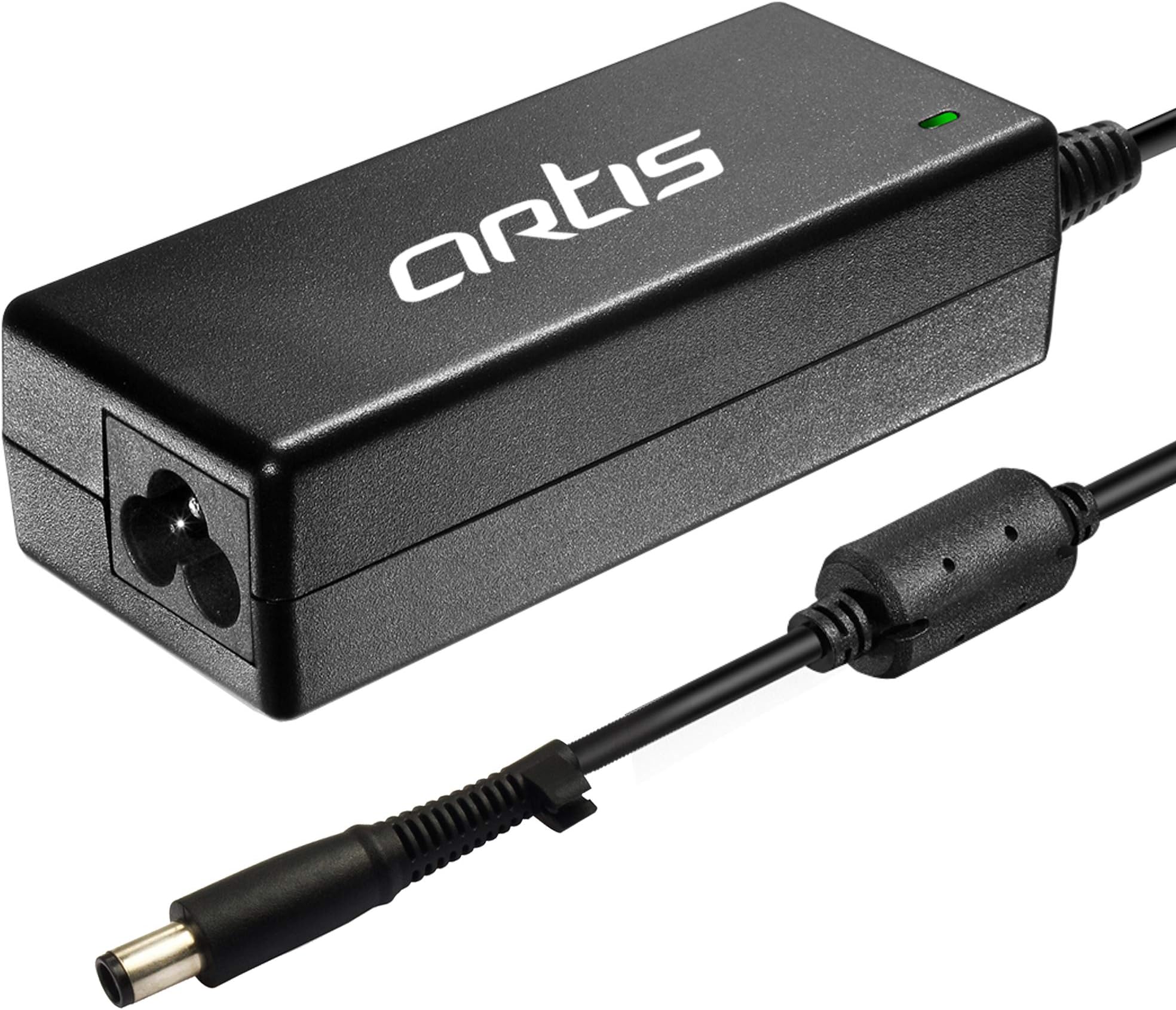 Artis AR0505 65Watt Laptop Charger/Adapter with Power Cord Compatible with HP Laptops (18.5V/3.5A, 65Watt) (Pin Size: 7.4mm x 5.0mm) (BIS Certified)