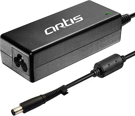 Artis AR0505 65Watt Laptop Charger/Adapter with Power Cord Compatible with HP Laptops (18.5V/3.5A, 65Watt) (Pin Size: 7.4mm x 5.0mm) (BIS Certified)