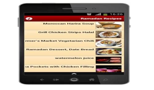 Recipes Ramadan 2016