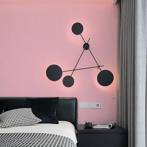 Miniatura 6 de Decoroom Papel tapiz rosa brillante para despegar y pegar, papel adhesivo rosa para encimeras, impermeable, papel de pared decorativo autoadhesivo