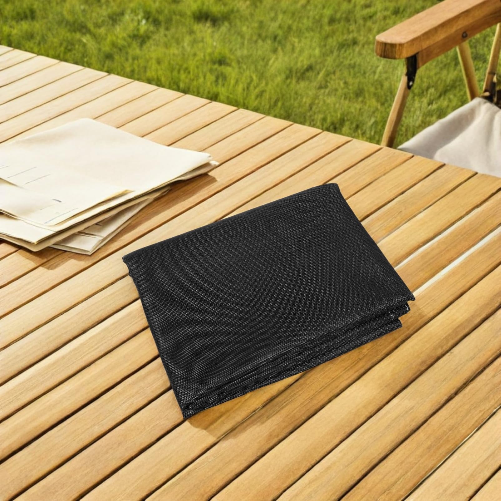 Supvox Grillunterlage Aus Hitzebeständigem Silikon Wiederverwendbar Wasser Und Ölbeständig Für Outdoor-Grillen Camping Und Feuerstellen Schützt Terrassen Und Balkone