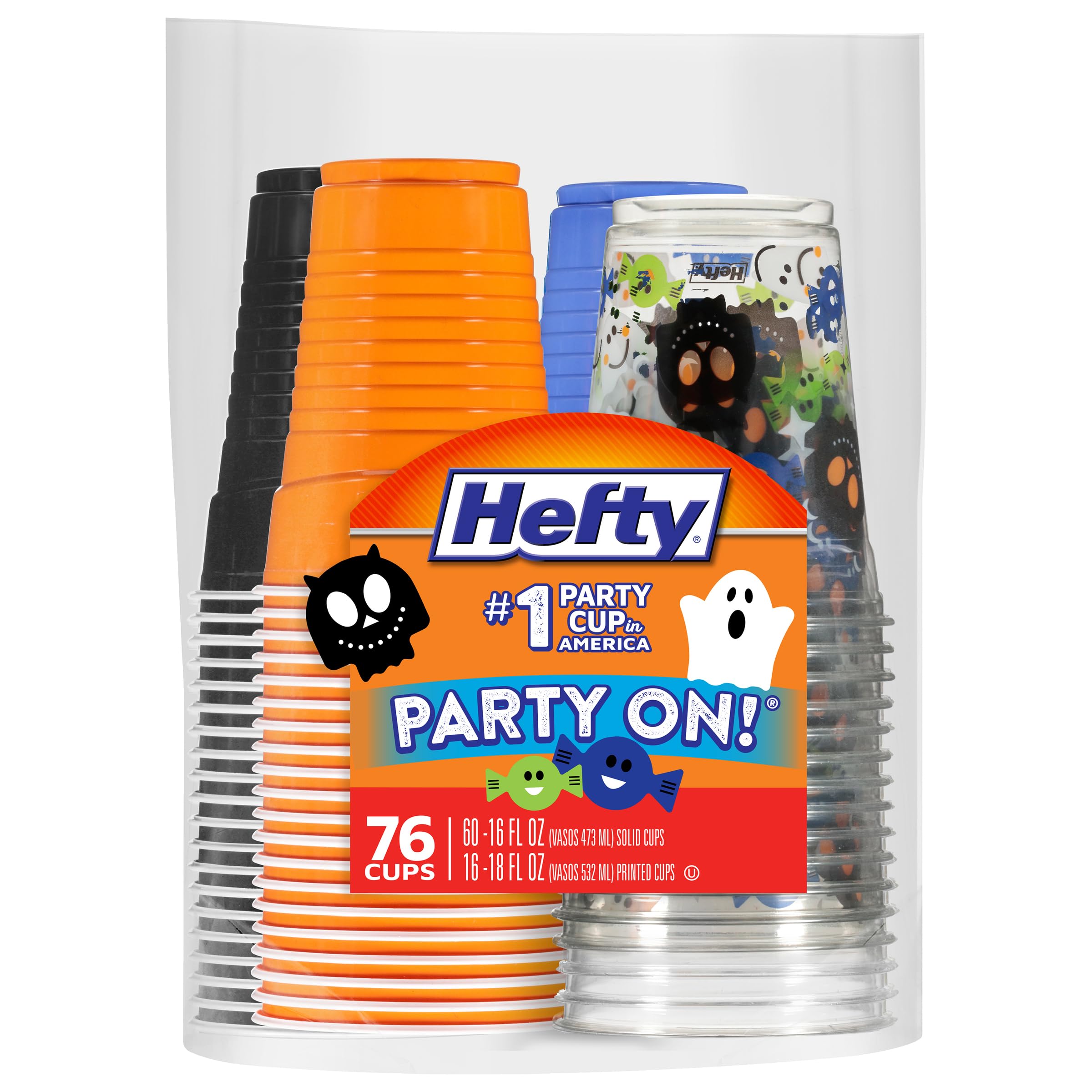 Hefty Party On! Disposable Cups - 100 Count -8