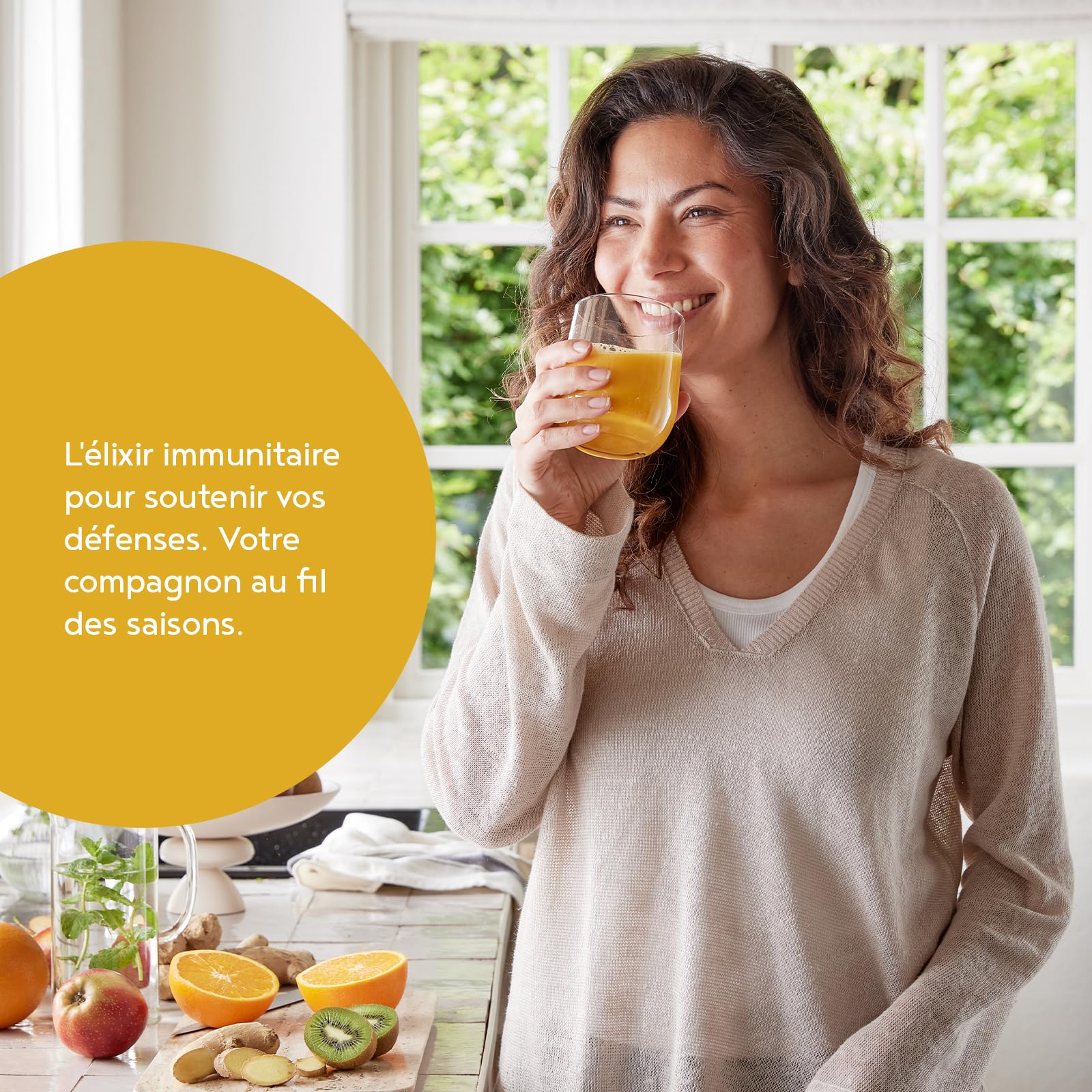 Défenses Immunitaires en Poudre | 450 g | avec Vitamine C, D et K2, Quercétine, Camu, Curcuma, Gingembre, Sélénium, Zinc et NAC | Soutien du Système Immunitaire | Alpha Foods