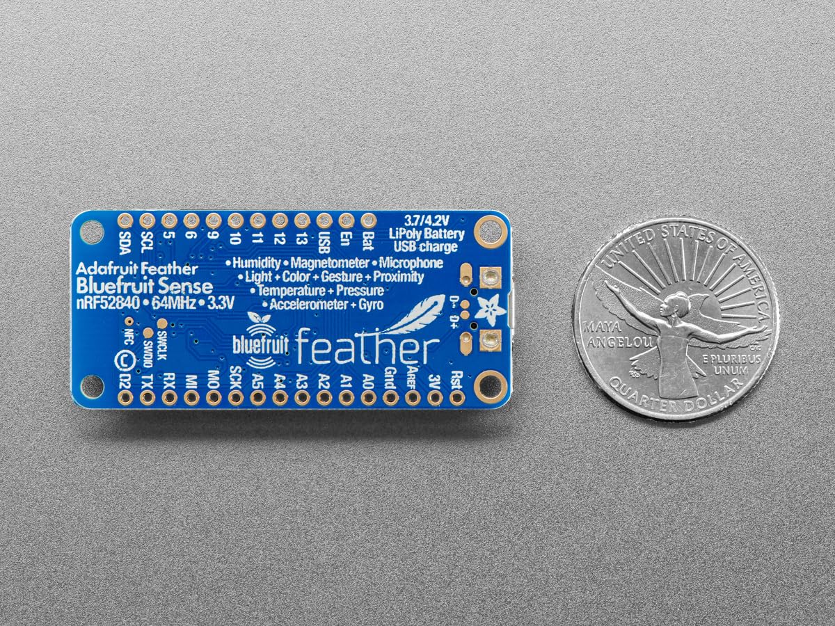 Scheda Bluetooth 5 Adafruit NRF52840 Express – Ricetrasmettitore 2,4 GHz Per Progetti IoT
