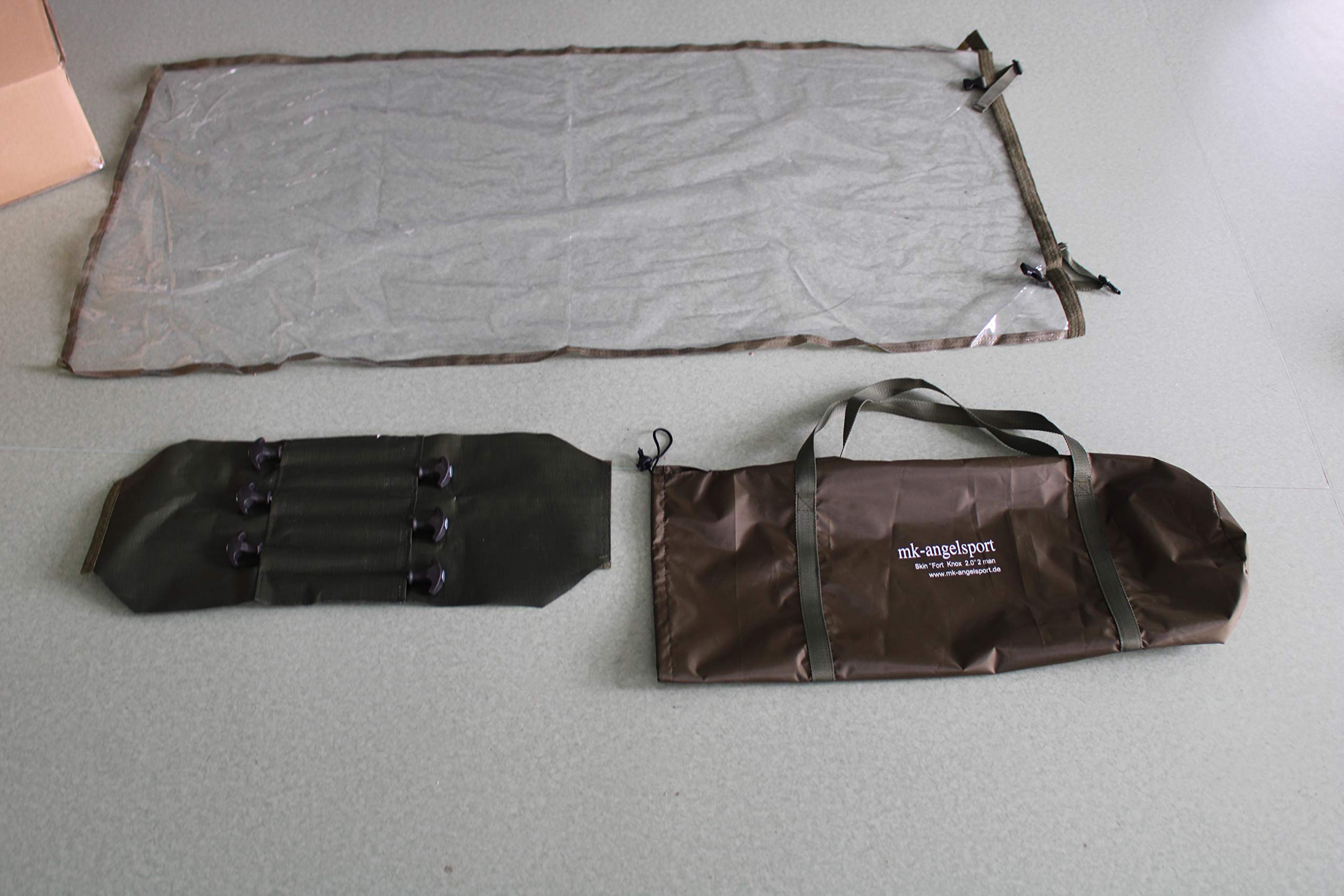 MK-Angelsport "Fort Knox Skin 3,5 Mann 2.0 Dome Tenda da Pesca alla Carpa