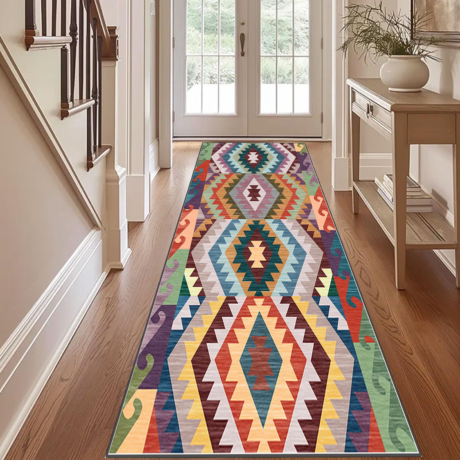 Alfombras de cocina anticaídas con base de goma adherente y tejido absorbente de fácil lavado