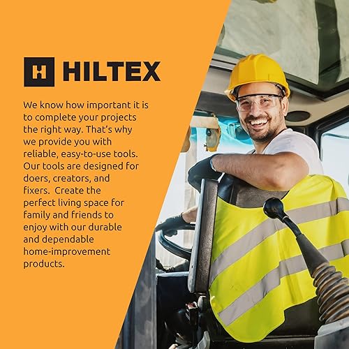 Miniatura 6 de Hiltex Juego de brocas de seguridad 10060 con adaptador de extensión magnético, 61 piezas, vástago hexagonal de 1/4 de pulgada, acero CR-V