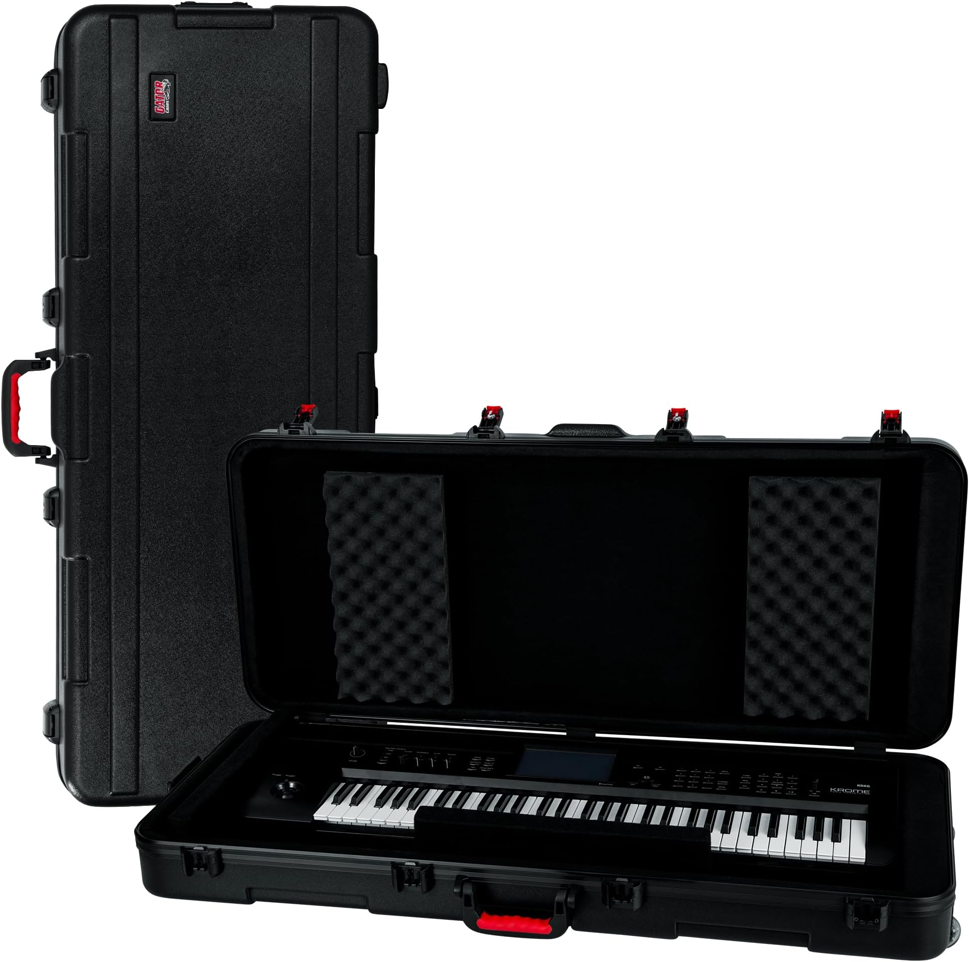 Gator GTSA-KEY61 TSA ATA Molded 61-note Keyboard Case with Wheels