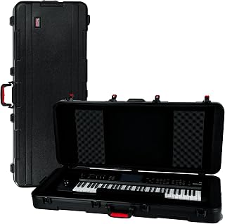 Cases Frequent Flyer's Series Molded Flight Case for 61-Note Keyboards with TSA Approved Locking Latches and Recessed Wheels, (GTSA-KEY61)