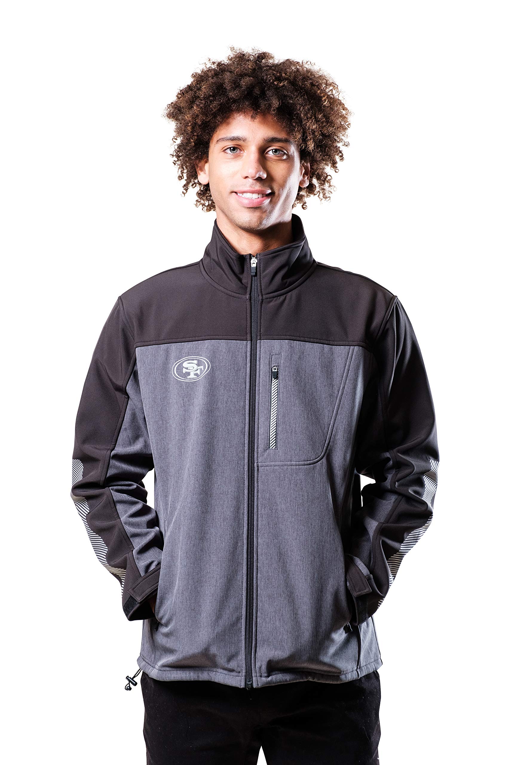 NFL Mens Classic Baseball Varsity Coaches Jacket