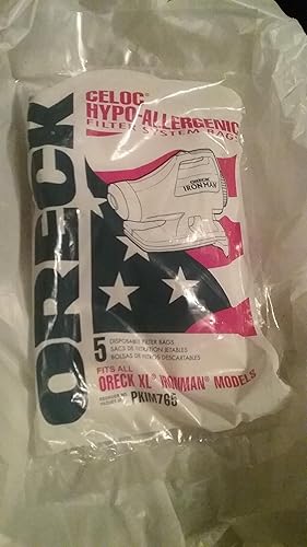 Home Care Products 433713Oreck Ironman MicroBolsas para aspiradora, 5-Pack