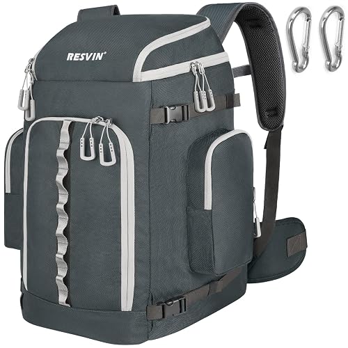 RESVIN 65L Ski Boot Travel Backpack 1680D Nylon