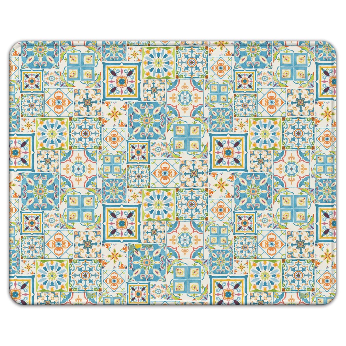 icolor Premium Mauspad mit genähten Kanten,260x210mm Großformat,3mm Dicke, Waschbares Rutschfester Mousepad,Glatte Oberfläche für Laptop,Office Home & Computer Desk Pad (Mauspad-12)