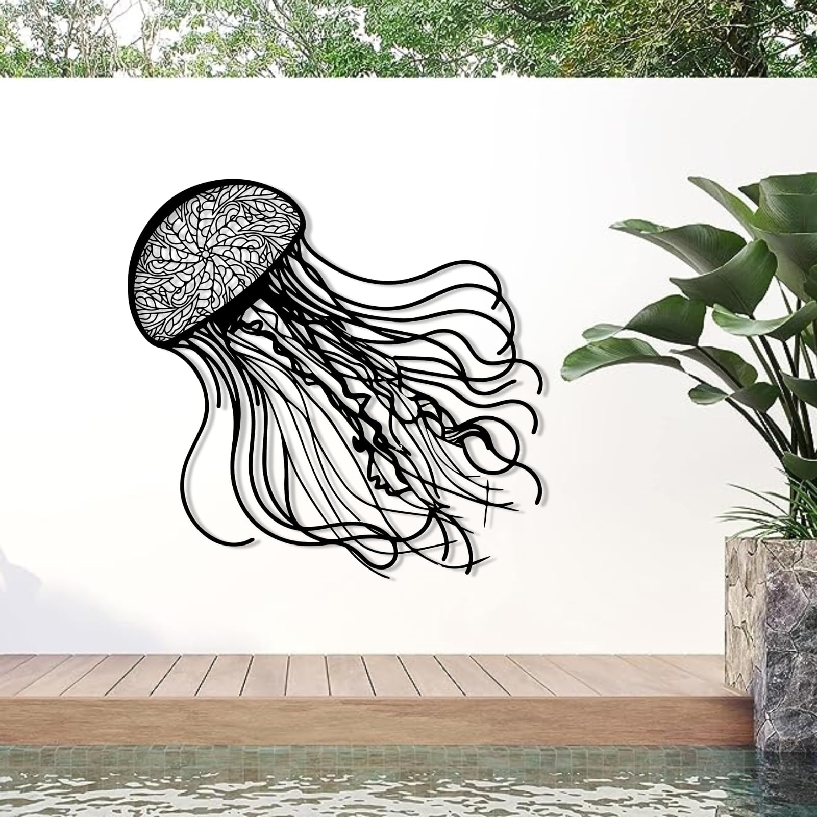 Jellyfish Metal Wall Art,Jellyfish Wall Art,Metal Jellyfish,Metal Jellyfish Wall Decor,Metal Sealife Wall Art,Wall Art Jellyfish,Metal Wall Decor