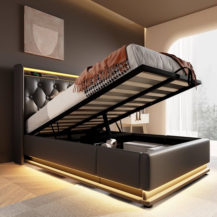 Amazon.com: Harper & Bright Designs Upholstered Twin Size