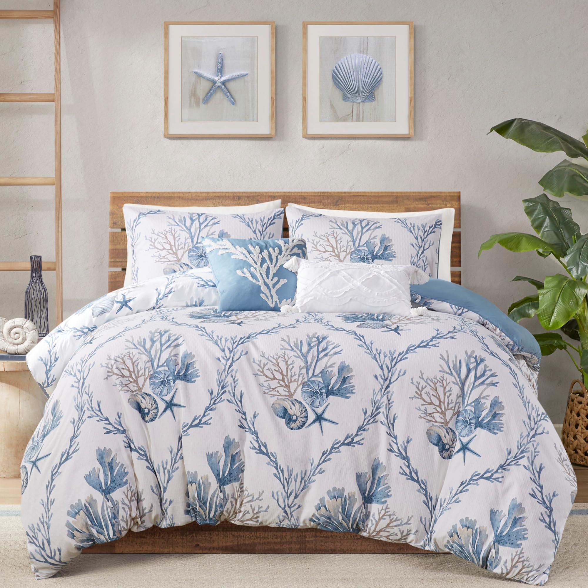 Amazon.com: Harbor House Duvet Cover King Size, Textured Dobby Weave ...