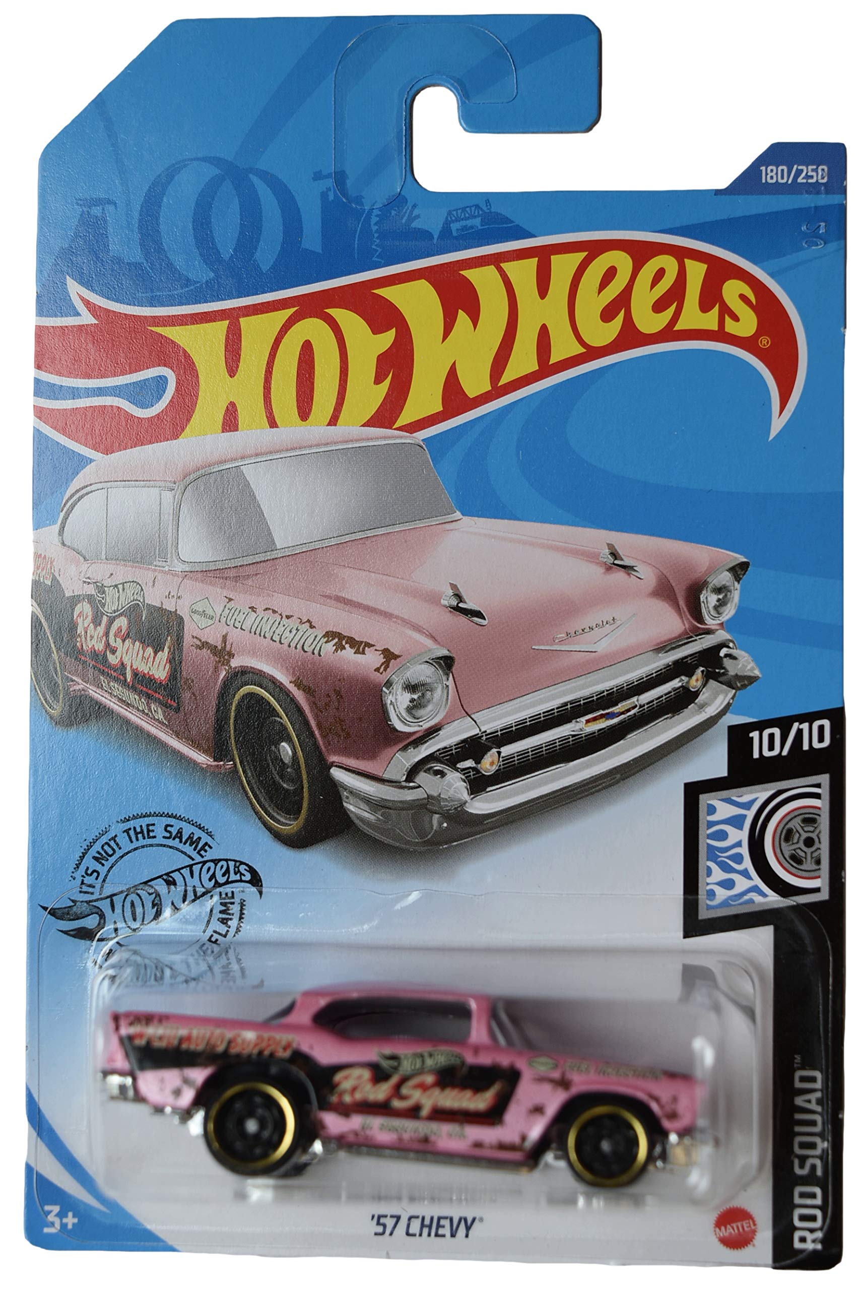 Amazon.com: Mattel Hot Wheels '57 Chevy 180/250, Pink : Toys