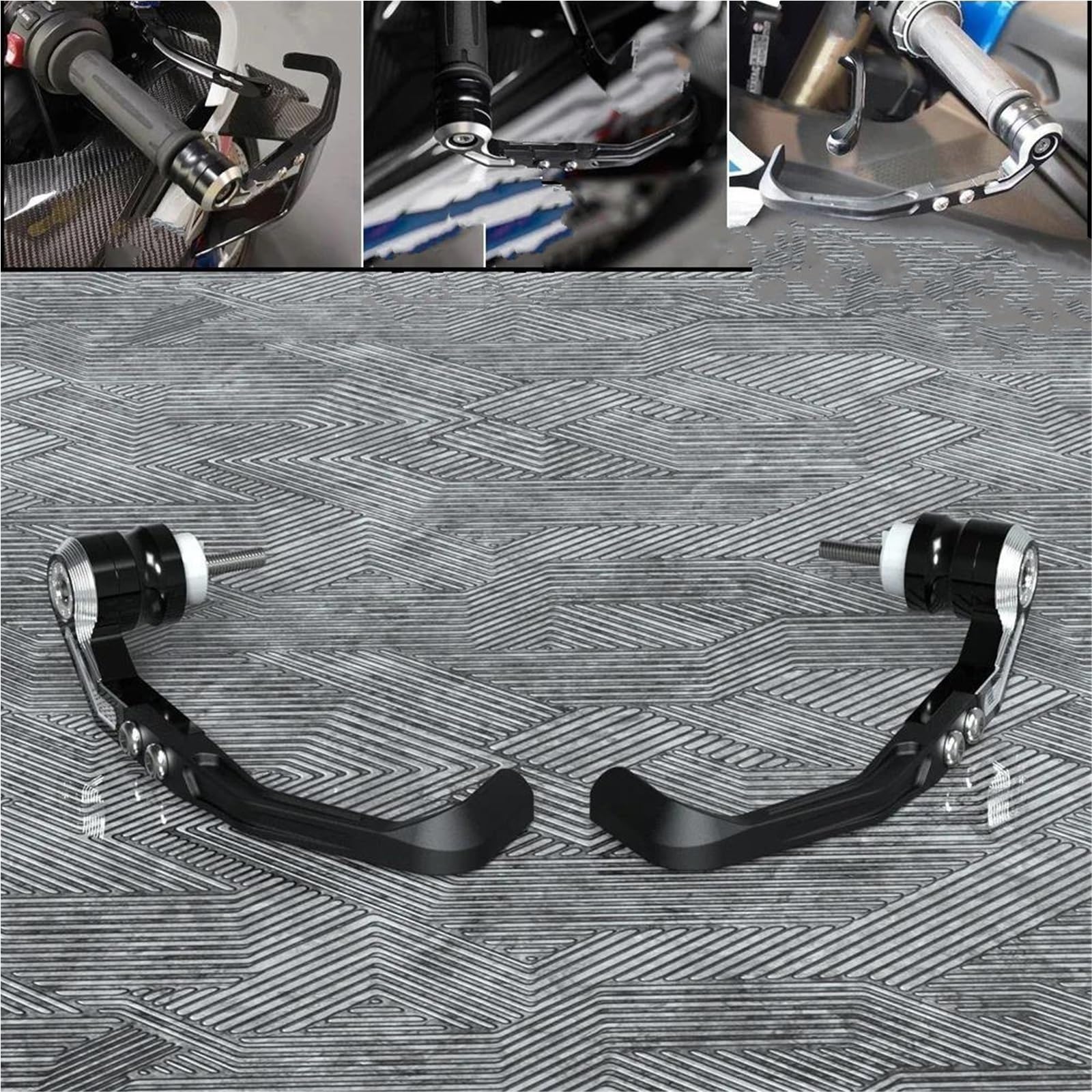 Protections Levier Frein d'embrayage Moto Changement Vitesse pour Yamaha R6 R7 R1 R1M 2006-2023(Noir)