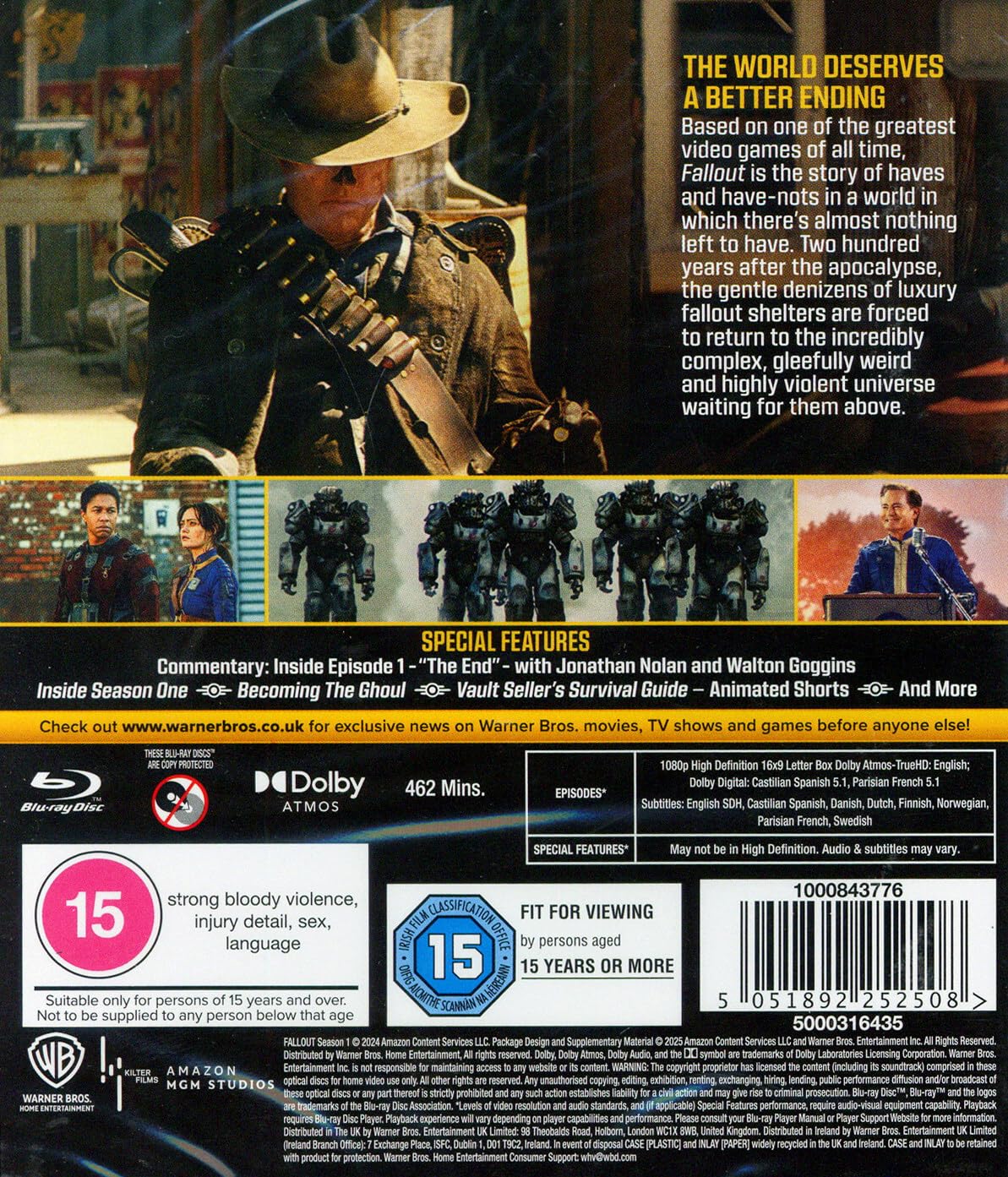 Fallout: Seasons 1 & 2 – Complete Collection (Special Features) [6-Disc Set] [Blu-ray] [Region Free]