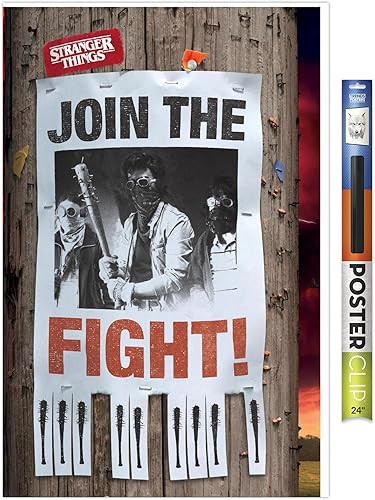 Vista 17 de Trends International Netflix Stranger Things: Season 2-The Fight Wall Poster, 22.375 x 34 pulgadas, versión premium sin marco