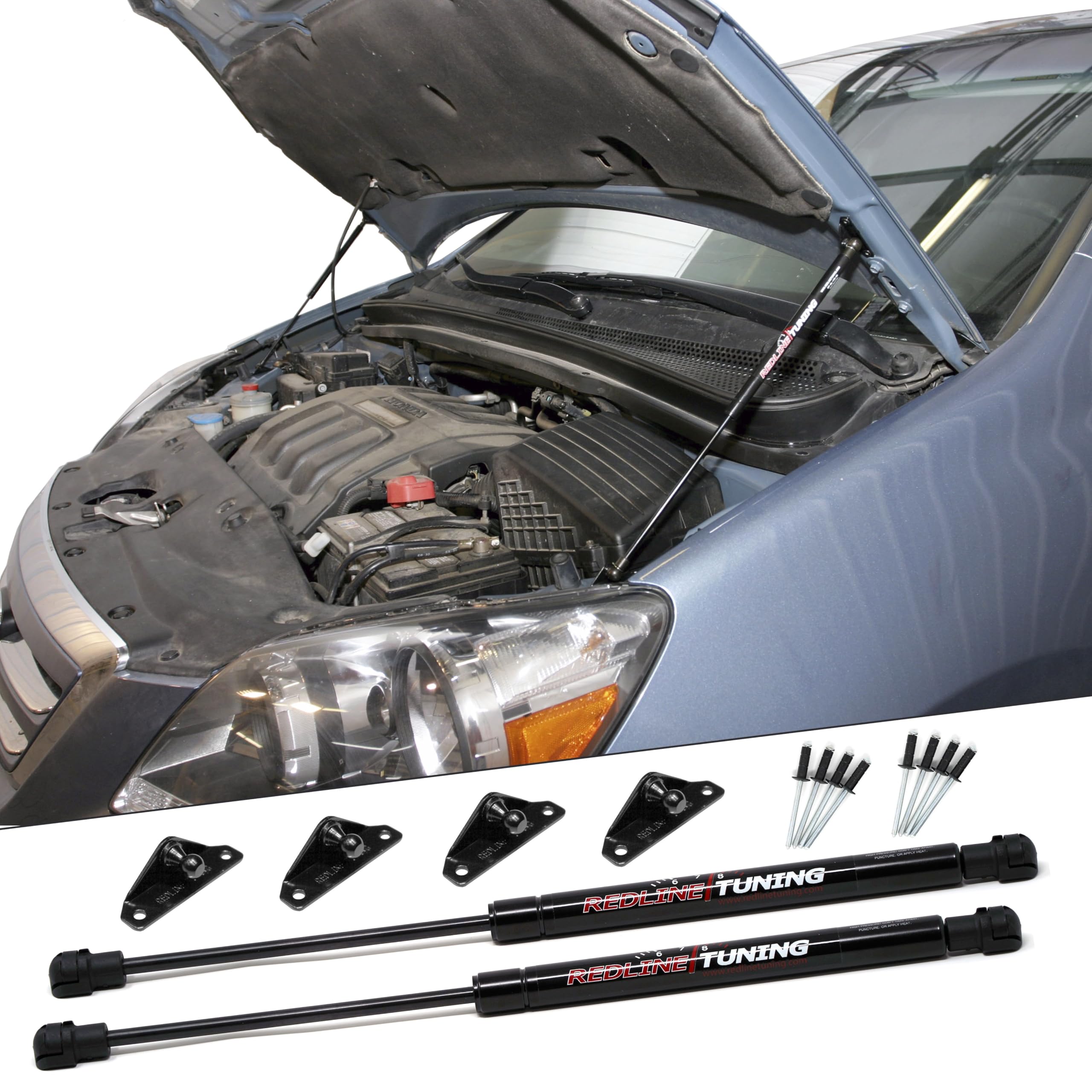 Amazon.com: Redline Tuning 21-18008-02 Hood Quicklift Plus Honda