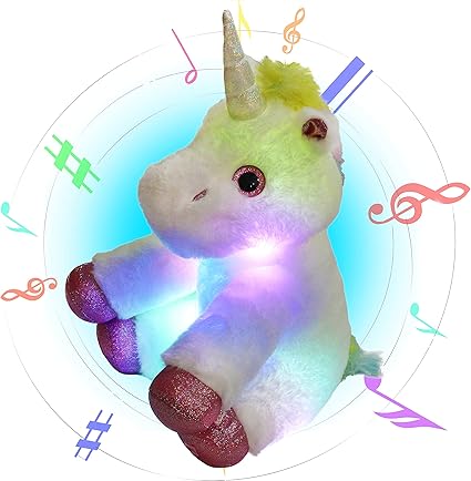 Unicorn stuffed animal that lights up Clearance