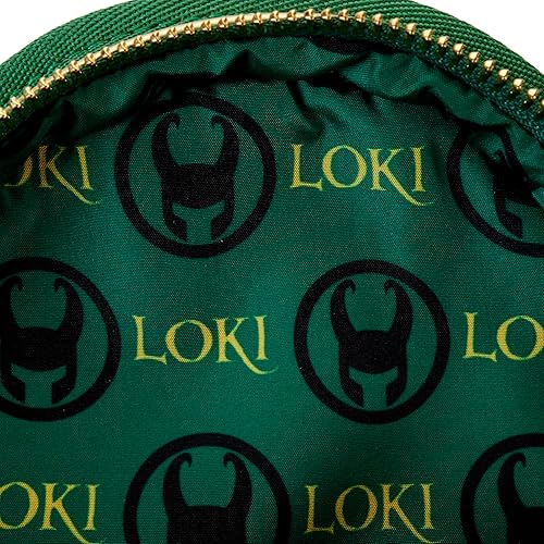 Miniatura 6 de Loungefly Pets Marvel Loki Cosplay Mini Mochila Arnés para perro (grande)
