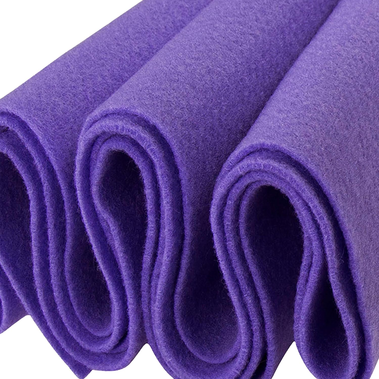 Felt Fabric | 72 inches Wide & 1.6mm Thick Lavender Fabric | Non-Stiff, Soft Fabric Material | Felt Fabric by The Yard | Soft Felt Roll for Crafts,Sewing and Padding,8 Yards Fabric Lavender
