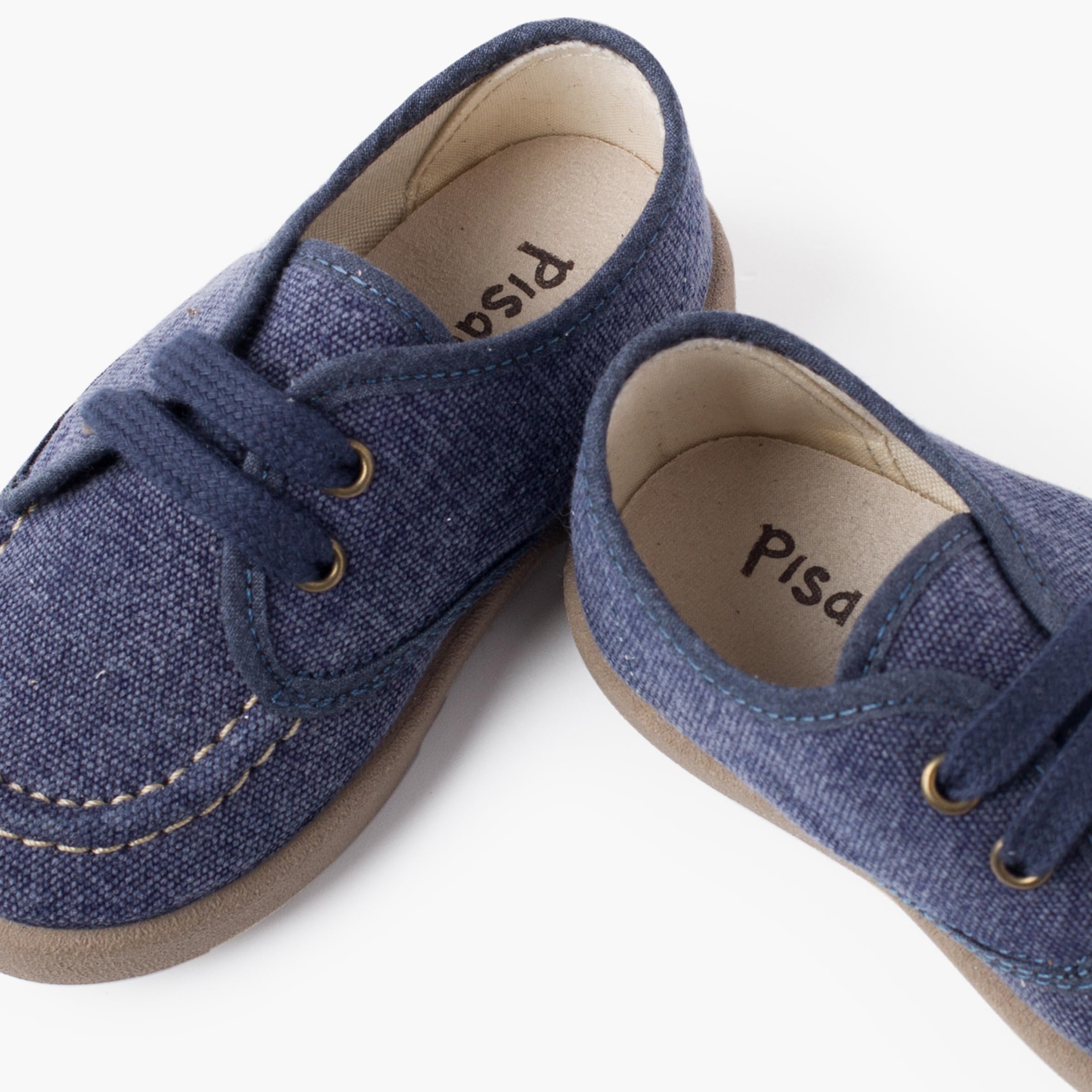 Pisamonas Scarpe da Barca Tela Casual Suola Sport