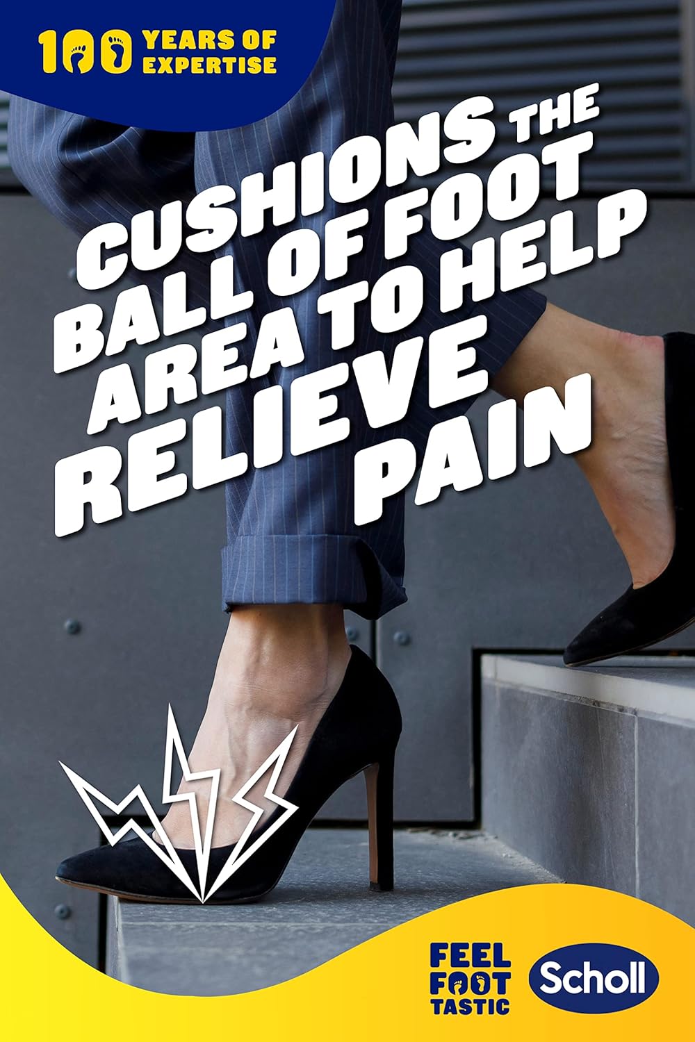 Scholl Party Feet Ball of Foot Gel Cushions with GelActiv technology, Non-slip, Help prevent foot pain - Suitable most shoes including high heels and stilettos. Universal size, 1 pair of cushions 5 81bnEIaUNcL. AC SL1500