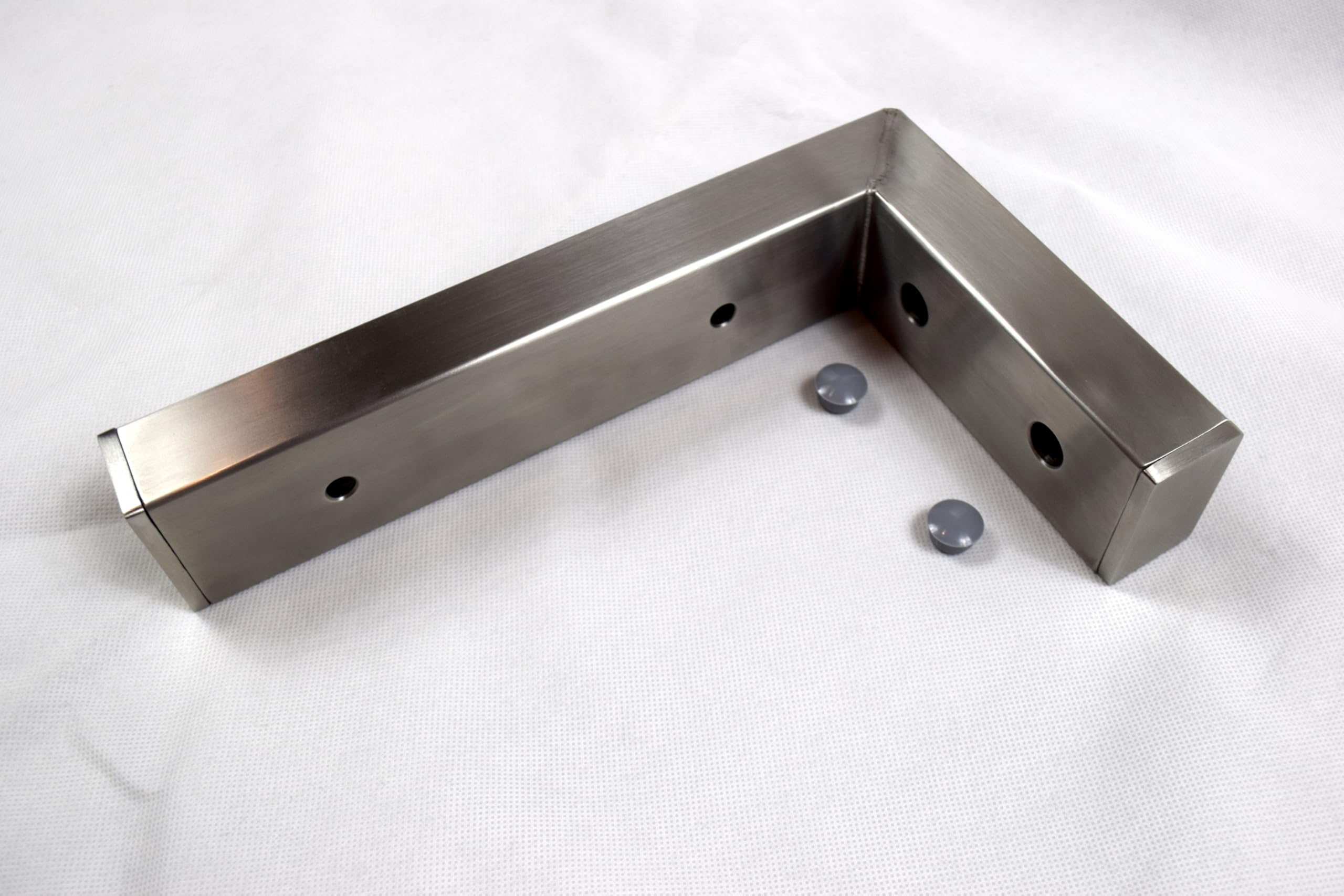 V2A - Edelstahl - Wandhalterung/Winkel - 250mm x 150mm - Konsole/Regalträger