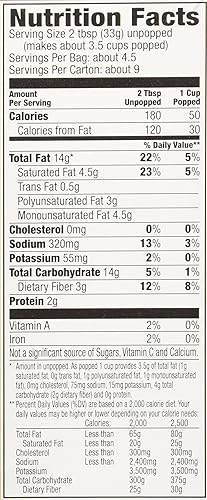 Miniatura 2 de Orville Redenbacher, Palomitas de maíz con mantequilla para verter sobre el cine, caja de 9.9 oz (paquete...