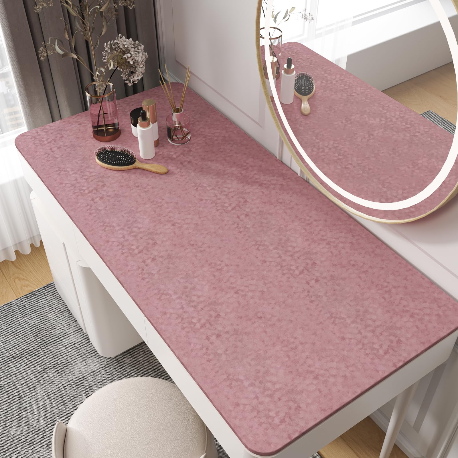 CRE8TIVE Papier Peint Velours Adhésif Violet Papier Peint Adhesif Mural