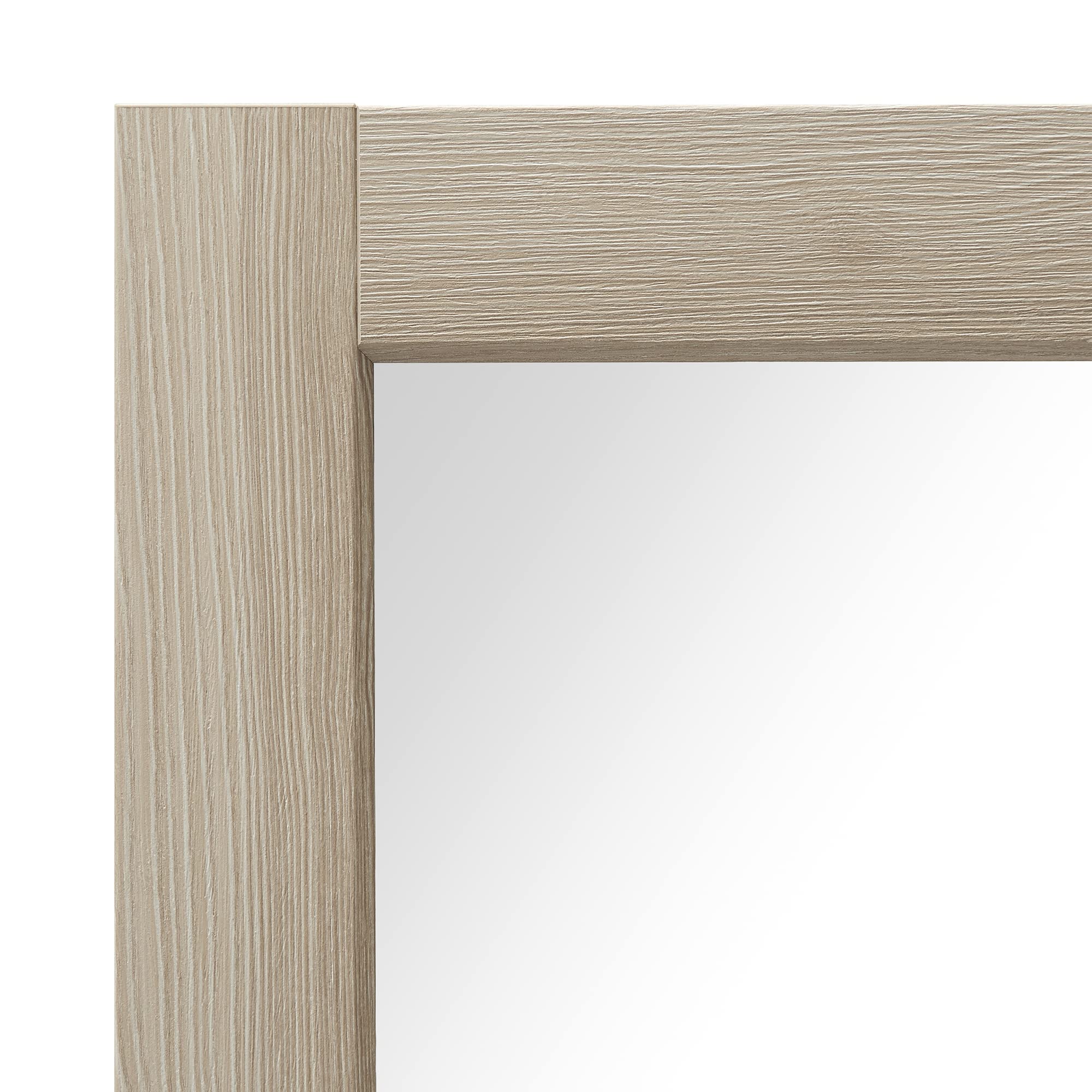 ARHome Specchiera Parete Modern, 90 x 60, Frassino Crema, Specchio Parete Muro, Made in Italy