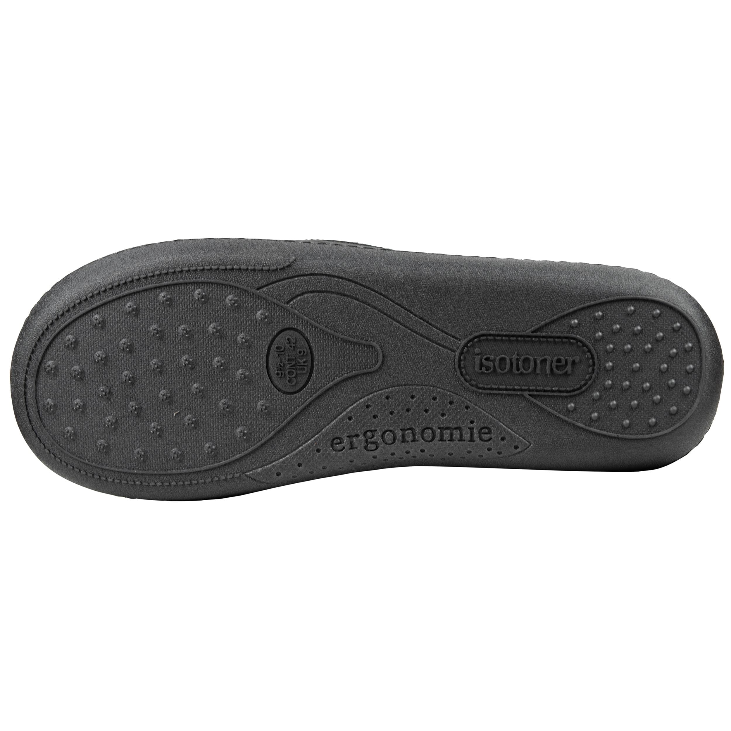 Isotoner Chaussons pantoufles Charentaises homme semelle à mémoire de forme