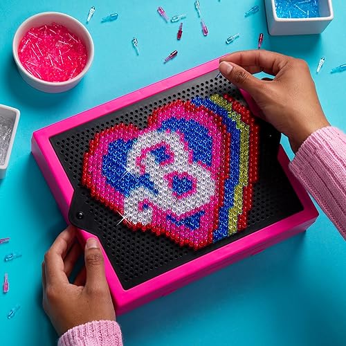 Miniatura 3 de Lite Brite Super Bright HD, edición Barbie – Pantalla creativa retro iluminada – Juego educativo para niños, mejora la creatividad, regalo